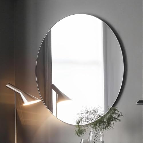 Espelho Decorativo Redondo 35cm Pequeno com Fita Dupla Face - LH ...