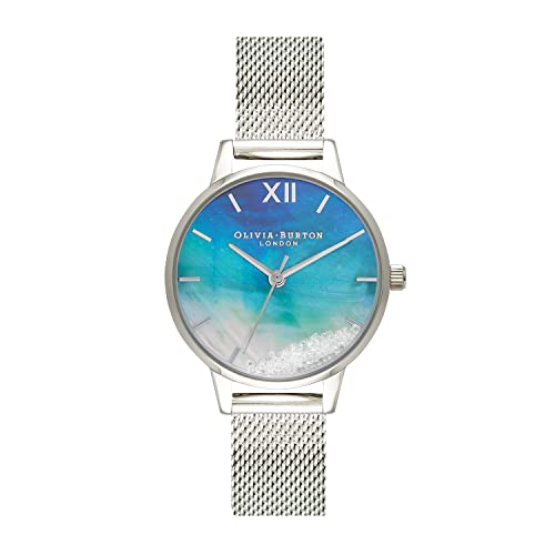 ���K�㗝�X [OLIVIA BURTON] �I���r�A�o�[�g�� ���v ���f�B�[�X OB16US63 �A���_�[�U�V�[ �~�f�B �E�B�b�V���O �E�F�[�u�Y �u���[ �}�U�[�I�u�p�[�� �� �V���o�[ ���b�V��