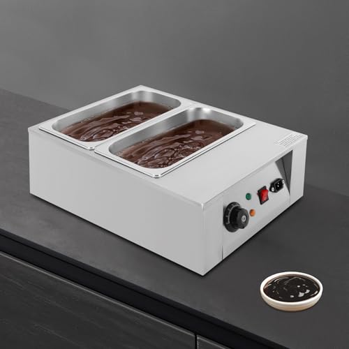 Máquina para temperar chocolate 110V 600W 2 recipientes miniatura 7