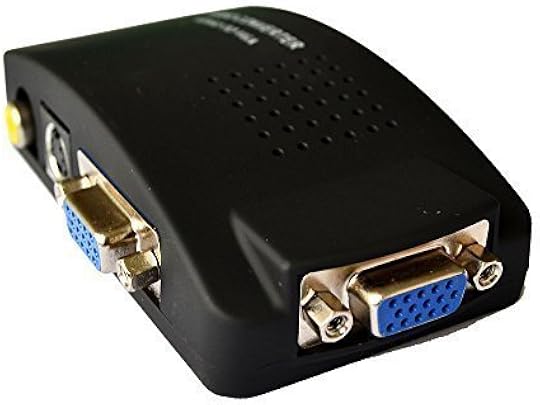DecentGadget VGA S-Video video composito per ingresso VGA del monitor del Adapter Converter S-Video Composito Video VGA Monitor Adapter Converter DecentGadget VGA S-Video video composito per ingresso VGA del monitor del Adapter Converter S-Video Composito Video VGA Monitor Adapter Converter