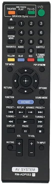 Replacement Remote Control Replace for TV/Audio/Projector for Sony RM-ADP053 RM-ADP054 RM-ADP070 Audio AV Receiver