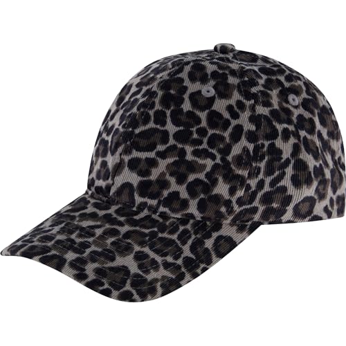 Casquette de baseball en velours gris pour femme idéale pour un look décontracté