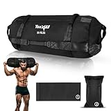 Yes4All Sandbags for Working Out, Unfilled Adjustable Sand Bags for Weight Training with Handles, Multiple Colors & Sizes 5-200lbs