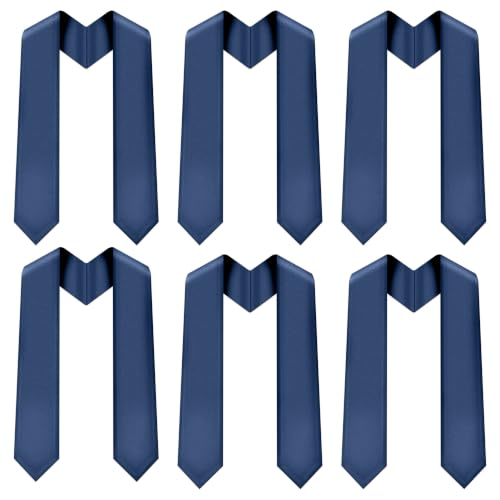 Image of Plain Graduation Stole Sash 60 Inch Unisex Adults Solid