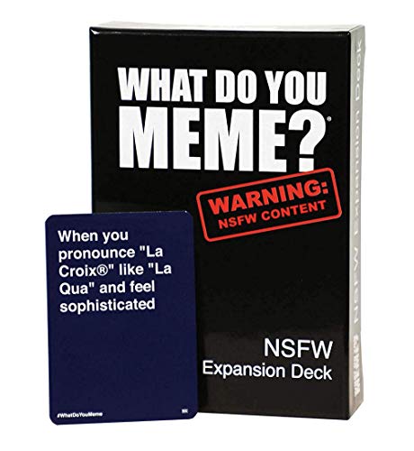 What Do You Meme? Nsfw Expansion Pack Designed To Be Added To Core Game #TOP1