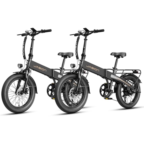 Jasion EBS 20" Foldable Electric Bike Fat Tire for Adults,
