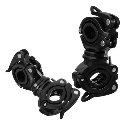 FOMIYES 2Pcs Crutch Mount Stand for Wheelchair Mobility Scooter Rotatable Cane Holder for Elderly Easy Install Walking Stick Support Rack