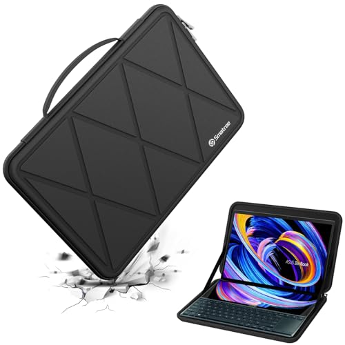 Image of Smatree Hard EVA Protective Sleeve Case Compatible for 14 inch ASUS Zenbook Duo 14 (UX482), for 14inch ASUS Vivobook Flip 14 TP470 /TM420 Water-Proof Sleeve (X8251)
