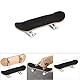 MAGT Fingerskateboard, Mini Finger Skateboard 5 Schichten Ahornholz Legierung Mini Griffbrett Druck Reduzieren Fingerboard mit Box (Weiß)