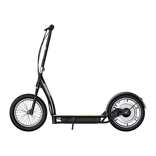 Image of EcoSmart SUP Electric Scooter - 16 inch Air-Filled Tires, Wide Bamboo Deck, 350w High-Torque Hub-Driven Motor, Up to 15.5 mph & 15.5 Miles Range, Rear-Wheel Drive