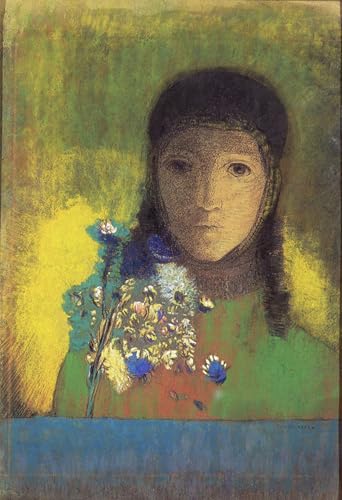 Affiche Toile Odilon Redon pour Sublimer un Salon Moderne avec un Portrait d'Art