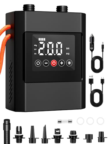AIRSURE 20PSI High Pressure Electric Paddle Board Pump,