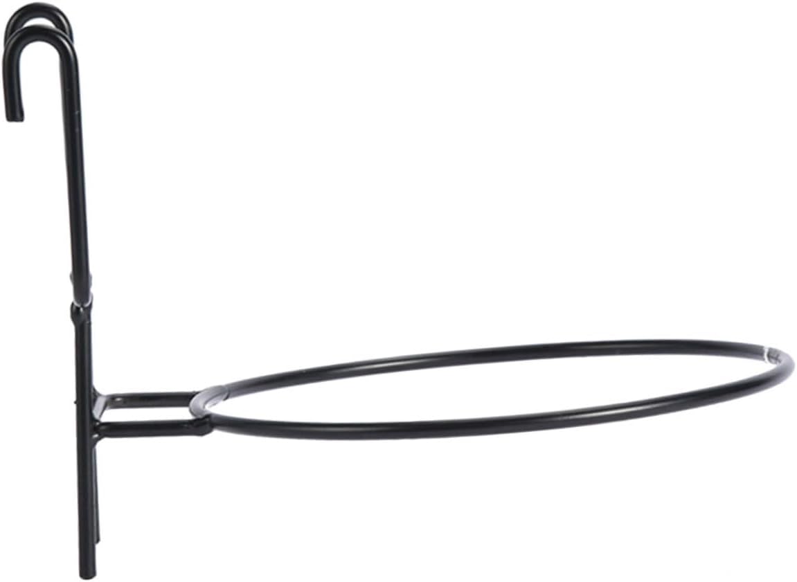 BESPORTBLE 2pcs Sturdy Iron Plant Wall Hangers Outdoor Balcony Planter Box Bracket Space-Saving Flower Pot Holder