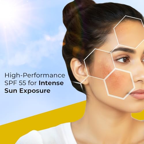 Image of Sunstop Gold Sunscreen Gel SPF 55 PA+++ | Matte Finish & Sweat /Water Resistant 50g,Pack of 2