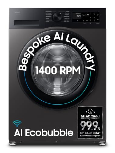 Samsung 9 kg, 5 star, AI EcoBubble, Super Speed, Wi-Fi, Hygiene S...