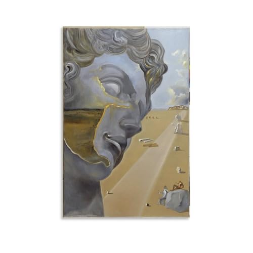 Toile Salvador Dalí After The Head of Giuliano di Medici tableau d'art pour salon 40x60 cm