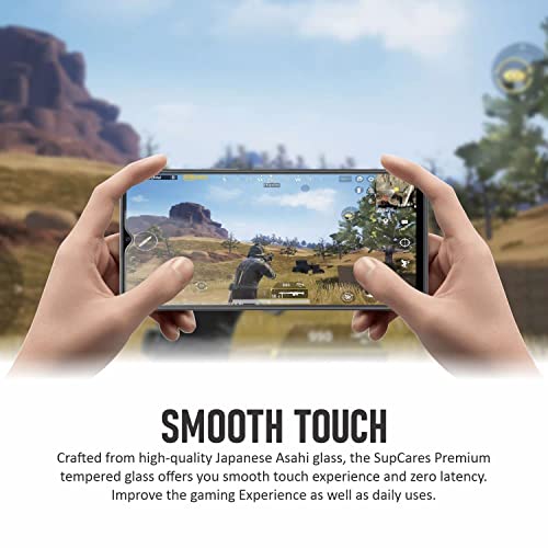 Image of Casodon 5D Tempered Glass Screen Protector Guard for iQoo Z7 5G - Black