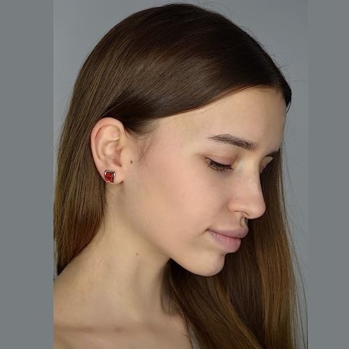 Amber Earrings - Baltic Honey Amber Stud Earrings "Lottie" - Sterling Silver Jewelry Collection3