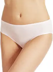 Roupa íntima feminina descartável para viagens hospitalares - Calcinha 100% algodão branca (pacote com 5)