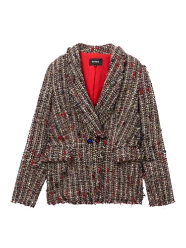 Blazer noir Desigual 19WWEWCM coupe ajustée premium taille 38