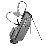 MACGREGOR Golf MacTec Stand Bag - Slim Lightweight 7' Golf Bag Grey/Black