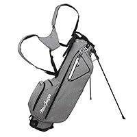 MacGregor Golf MacTec Stand Bag - Slim Lightweight 7 Golf Bag, Grey/Black