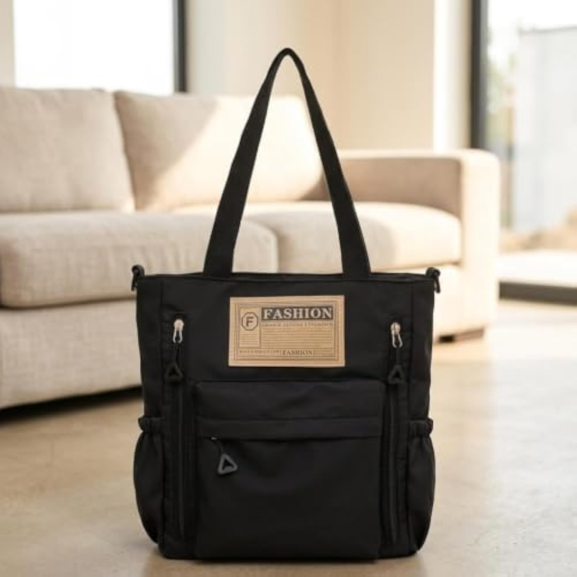 Travel Bag and Tote Bag with Zip for Women