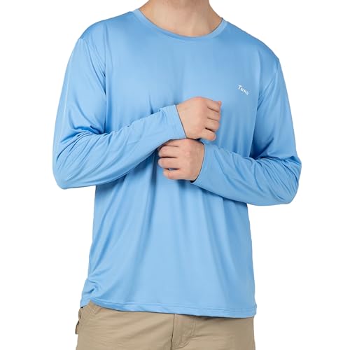 Fishing Shirts for Men Long Sleeve UPF 50+ UV Sun Protection Quick Dry Rash Guard Hiking Running Walking Shirt