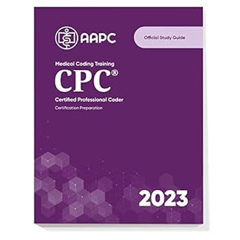 Perfect Paperback Official CPC® Certification 2023 - Study Guide Book