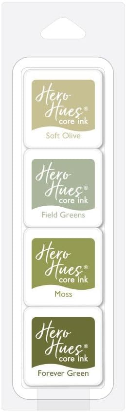 Hero Arts AF501 Olive Greens Core Ink Cubes