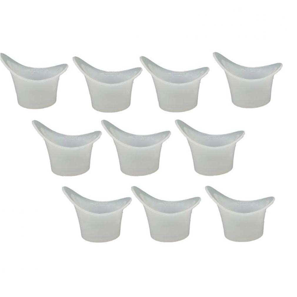 10pcs Plastic Eye Wash Cup Resuable Non Sterile Eye Bath Cup Washing Cup for Refreshing Cleaning Tired Eyes