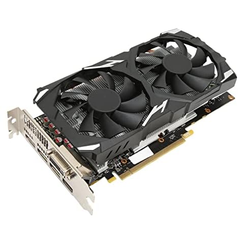 RX 580 Graphics Card, 8GB GDDR5 256bit Gaming Graphics Card Support 8K, 16 PCI Express 3.0 with 2 Cooling Fans for Computer PC CPU (RX 580) Cover