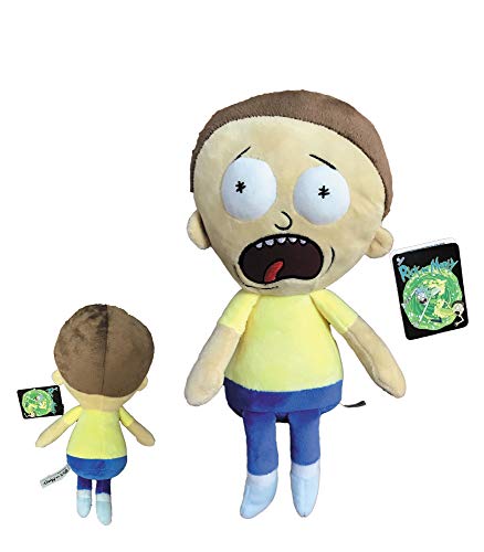 Rick Y Morty - Peluche Morty 34cm (26cm Sentado) - Calidad Super Soft