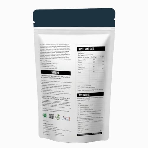 Image of Glucono Delta Lactone (GDL) Powder 1kg | Food Grade Coagulant & Leavening Agent for Tofu, Cheese, Baking & Molecular Gastronomy