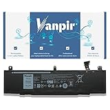 Vanpir TDW5P Laptop Battery 15.2V 76Wh 4840mAh Replacement for Dell Alienware 13 R3 ALW13C D1738...