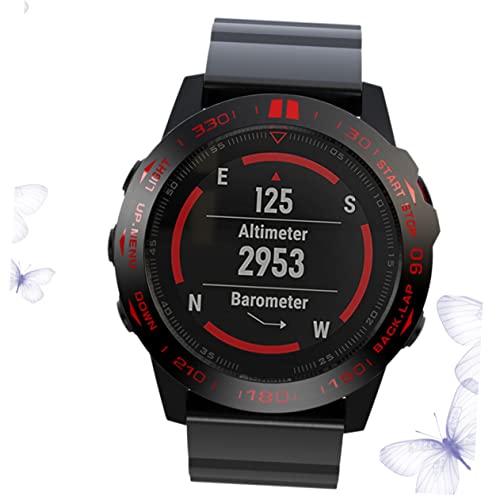 Funda protectora de metal para reloj inteligente anti-daños con letras 5