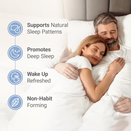 Nested Naturals Luna Melatonin-Free Sleep Supplement - Non-Habit Forming Herbal Sleep Supplement, Adult Bedtime Support, Help Sleeping w/Chamomile, Valerian, L-Theanine - 60 Vegan Capsules - Image 4
