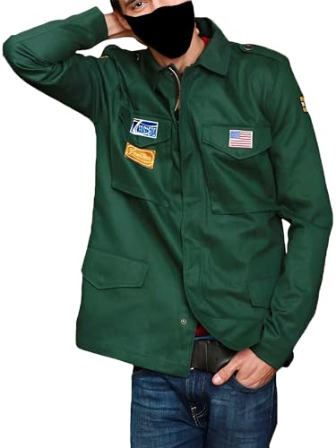 James Western Clothes for Men - Lightweight Silent Cotton Hill 2 Green Jacket2