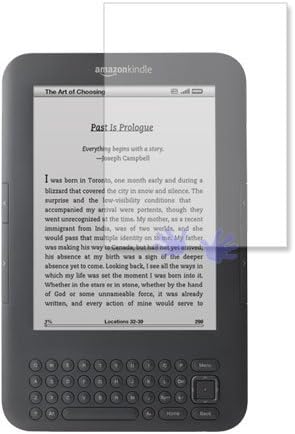 GNWE Kindle 3 3G and Wi-Fi 3rd Generation, 6th Latest Generation Display Screen Protector Film Clear Invisible 3-Pack