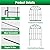 ADAVIN 10 Panels Collapsible Garden Fence Animal Barrier Fence,11ft(L) x 24in(H) Black Rustproof Metal Wire Panel Border for Dogs Rabbits, Flower Edging for Landscape Patio Yard Outdoor Decor, Arched