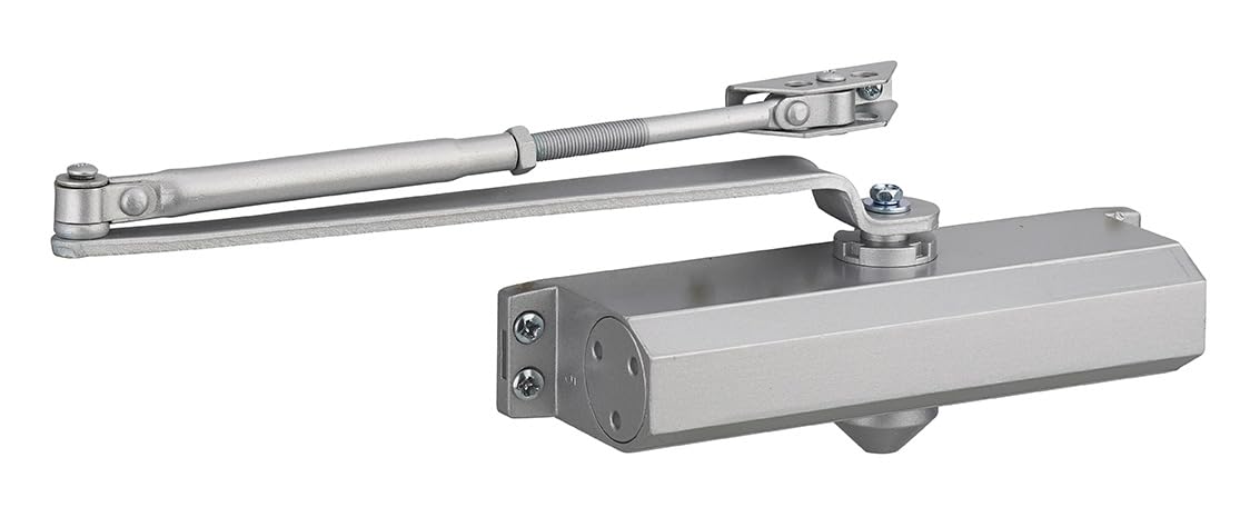 THIRARD - Ferme-Porte Automatique Hydraulique - Force 5 - Argent - Installation Facile - Réglage de Vitesse - Finition Élégante - Adapté à Toutes les Portes