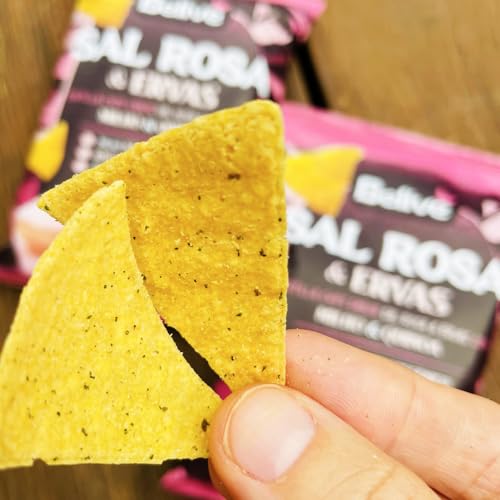 Tortilla Chips sabor Sal Rosa e Ervas Sem Glúten Sem Leite Nachos Belive 50g