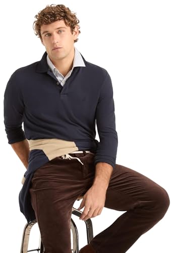 Nautica Polo para Hombre Classic Fit Manga Larga Deck miniatura 4