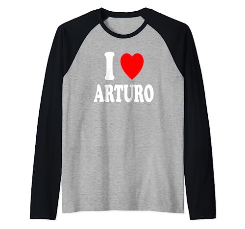 I Heart (Love) Arturo süßes passendes Paar Ehepartner verheiratet Raglan