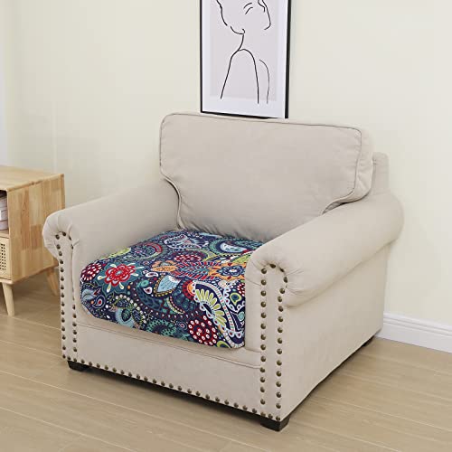 Smiry Printed Couch Cushion Covers, Stretch Sofa Cushion Covers Replacement, Non-Slip Sofa Seat Cushion Slipcovers, Soft Couch Covers For Indoor And Outdoor (Small, Paisley) #TOP1