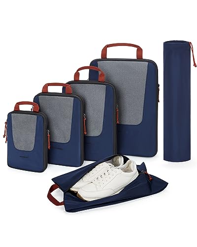 BAGSMART Compression Packing Cubes Set for Travel