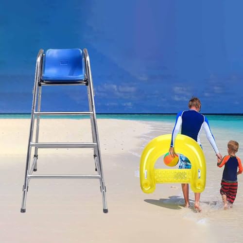 Silla de Guardavidas Desmontable Antióxido para Piscinas miniatura 1