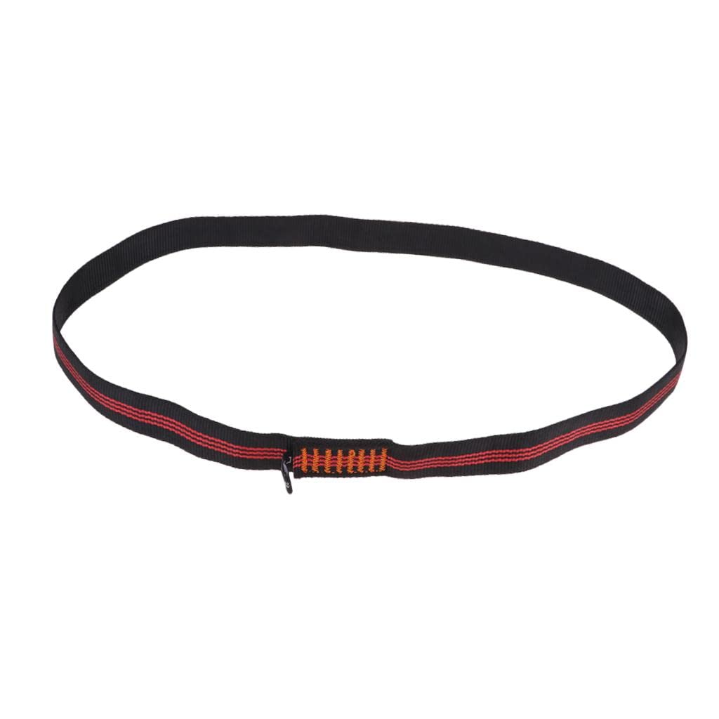 Fettuccia da Arrampicata Outdoor con Parole Chiave per Alpinismo Corda Cintura Arborista Realizzata in Poliestere Resistente Adatta per Escurs