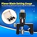 Fafeicy Magnetic Planer Blade Setter, 2PCS Adjustable Magnetic Planer Blade Setting Jigs, Woodworking Jointer Knife Vernier Setter, Planer Knives & Blades, Fafeicy796z8ic2gf