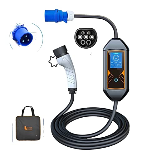 dCԏ[d EV |[^uJ[`[W[ Type2 P[u 32A 7KW IEC62196 R[h EVSE Type1 j1772 CEE vO dCԗp\[d{bNX dCԃXe[V(Type2 32A 7KW)